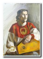 картина гусляр Иван Самоваров