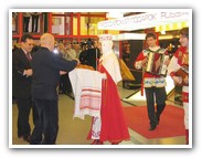 встреча с хлебом-солью в рамках торжественной части выставки